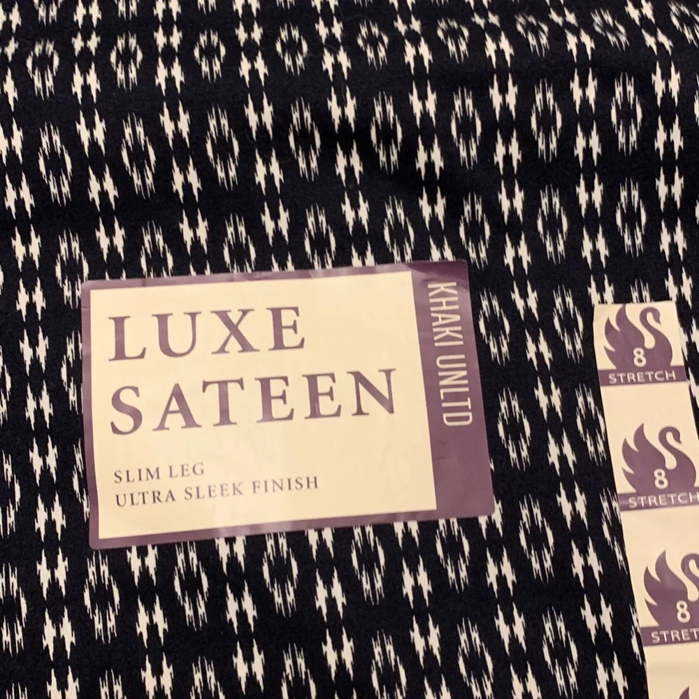 Gloria Vanderbilt Luxe Sateen Slim Leg Capri Pants Size 8, NWT - Picture 2 of 6